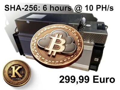 Mine Bitcoin 6 hours 10 PH